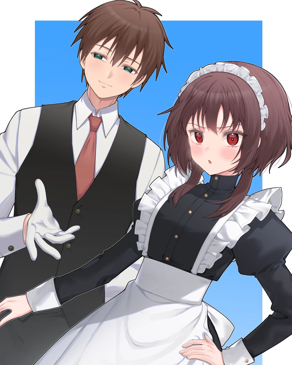 ảnh anime quản gia Nhật Bản