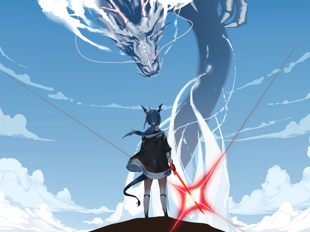 ảnh anime quay lưng nữ tâm trạng