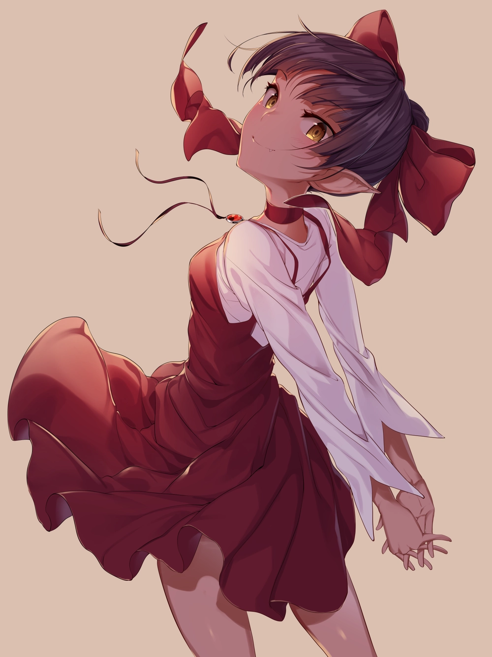 hình ảnh cô gái quay lưng đẹp anime đơn giản