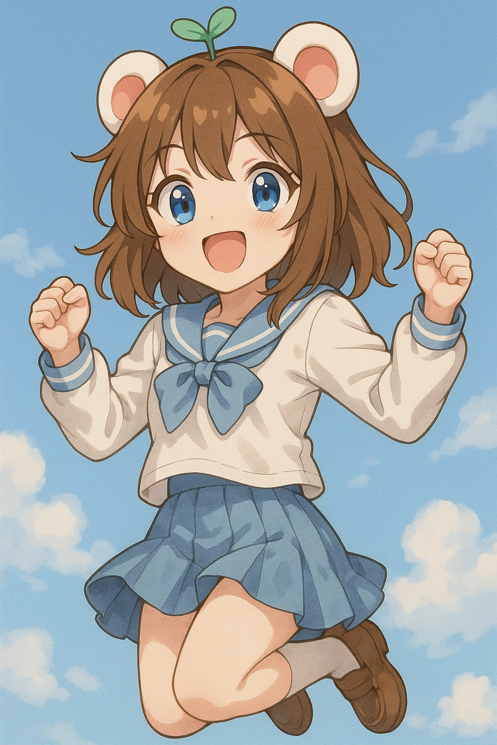 ảnh mèo simmy anime đang hát 