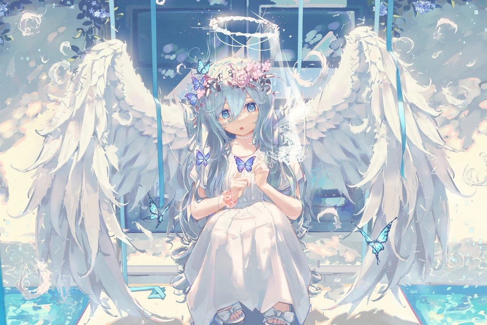 ảnh thiên thần anime cute