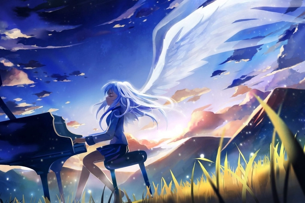 ảnh anime thiên thần đẹp nhẹ nhàng