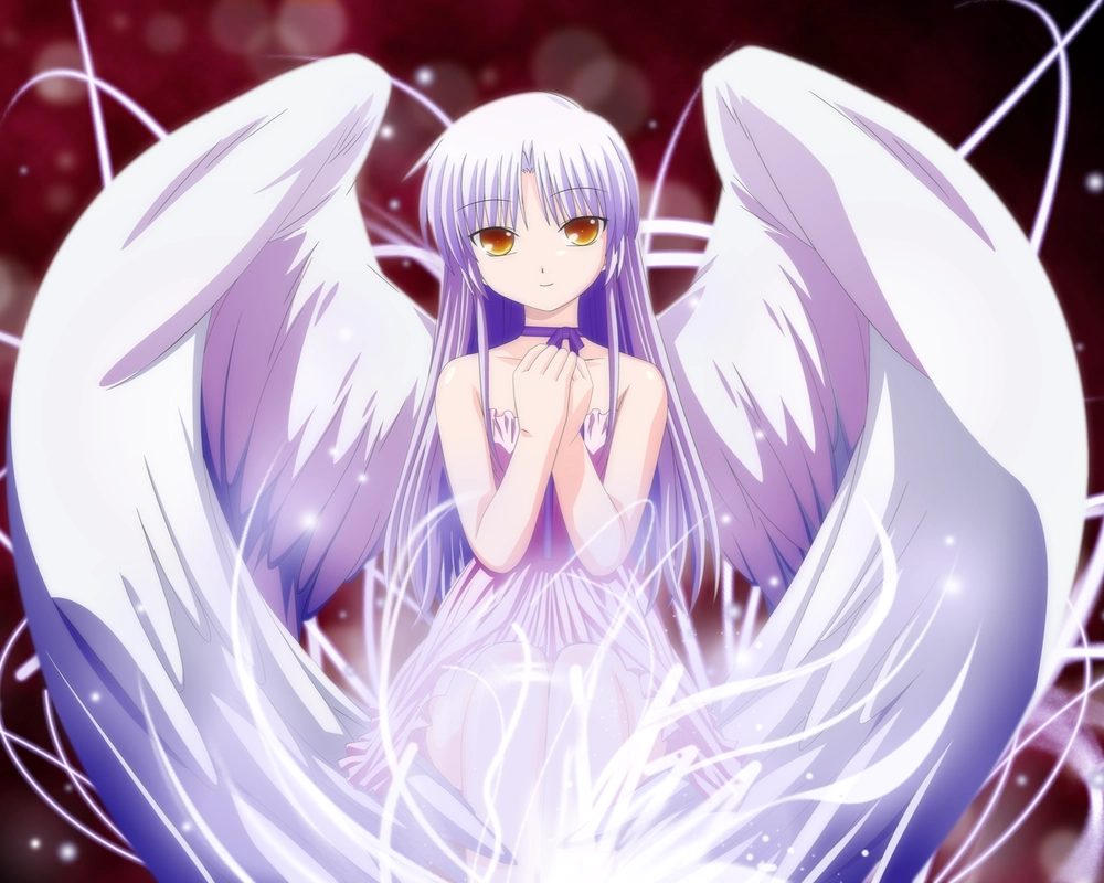 hình ảnh anime thiên thần đẹp lung linh