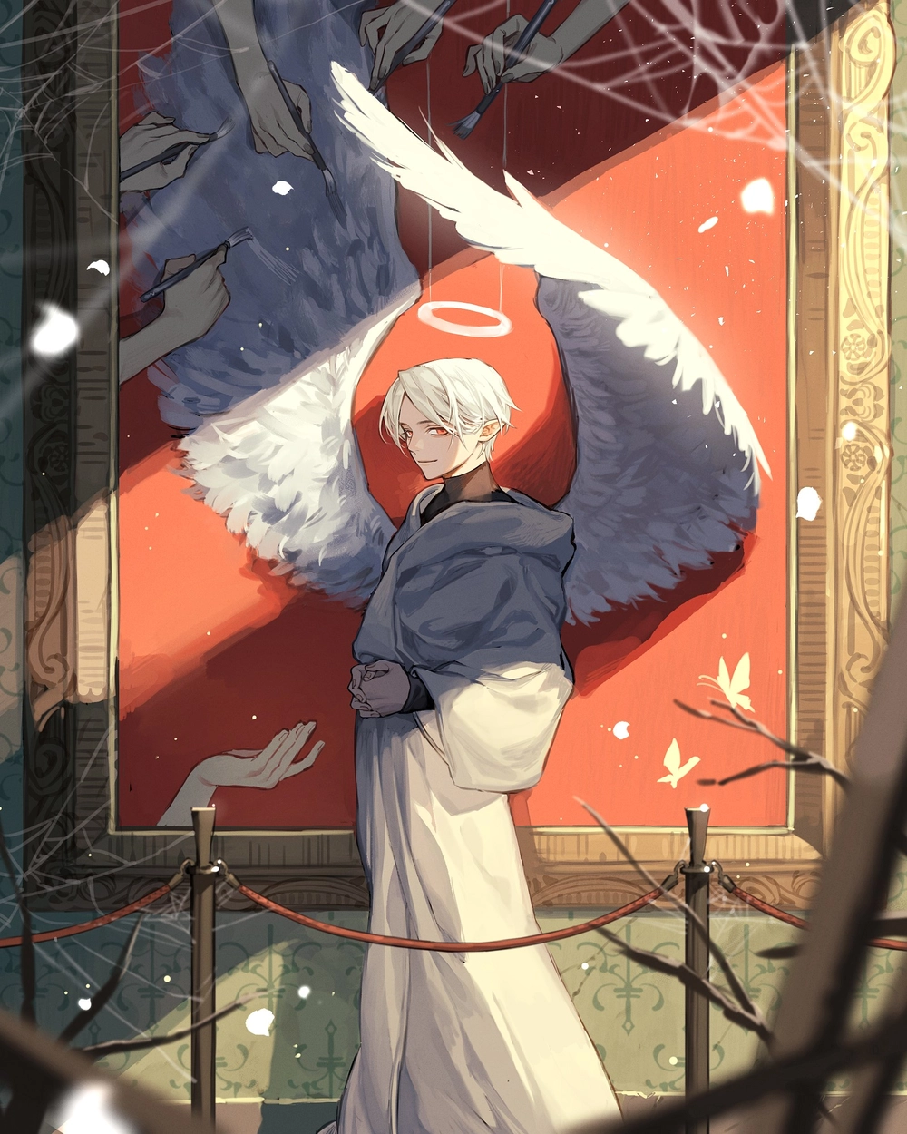 ảnh anime thiên thần nam đẹp trai