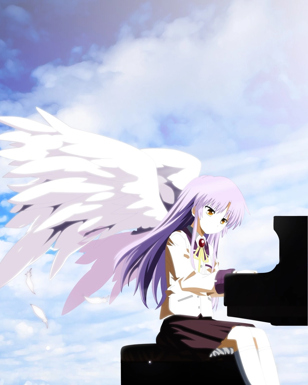 ảnh anime thiên thần nghệ thuật cổ điển