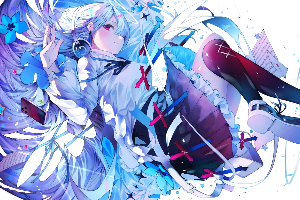 ảnh thiên thần anime nữ mỉm cười