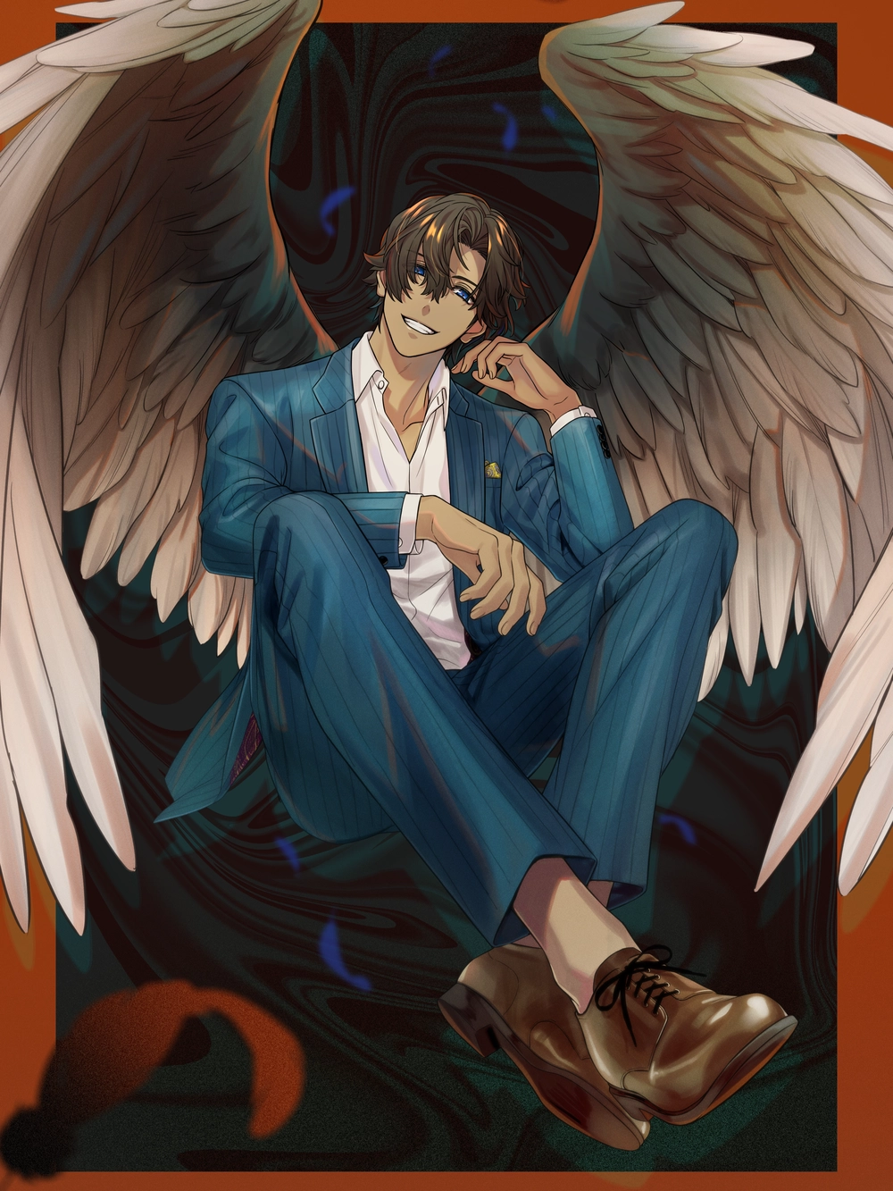 hình anime thiên thần sa ngã dark