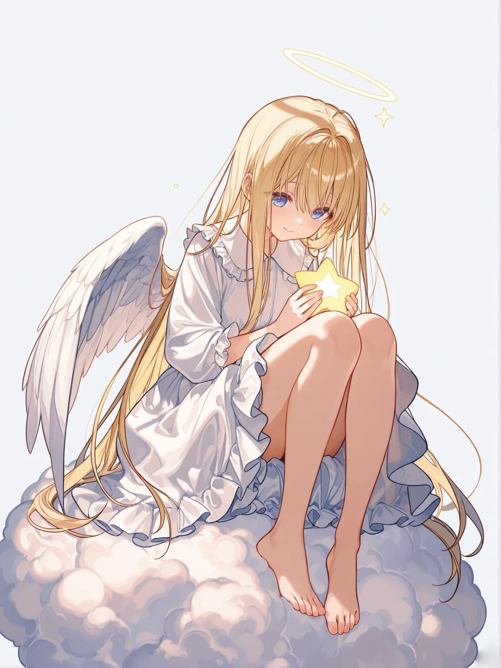 ảnh anime thiên thần cute