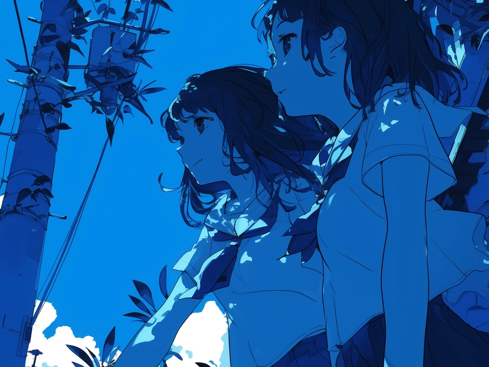 hình anime nữ lạnh lùng vô cảm ngầu 