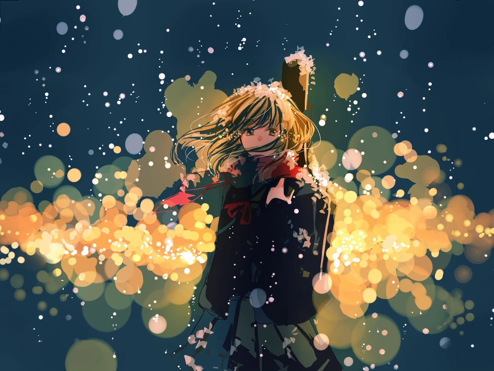 hình ảnh anime nữ vô cảm 