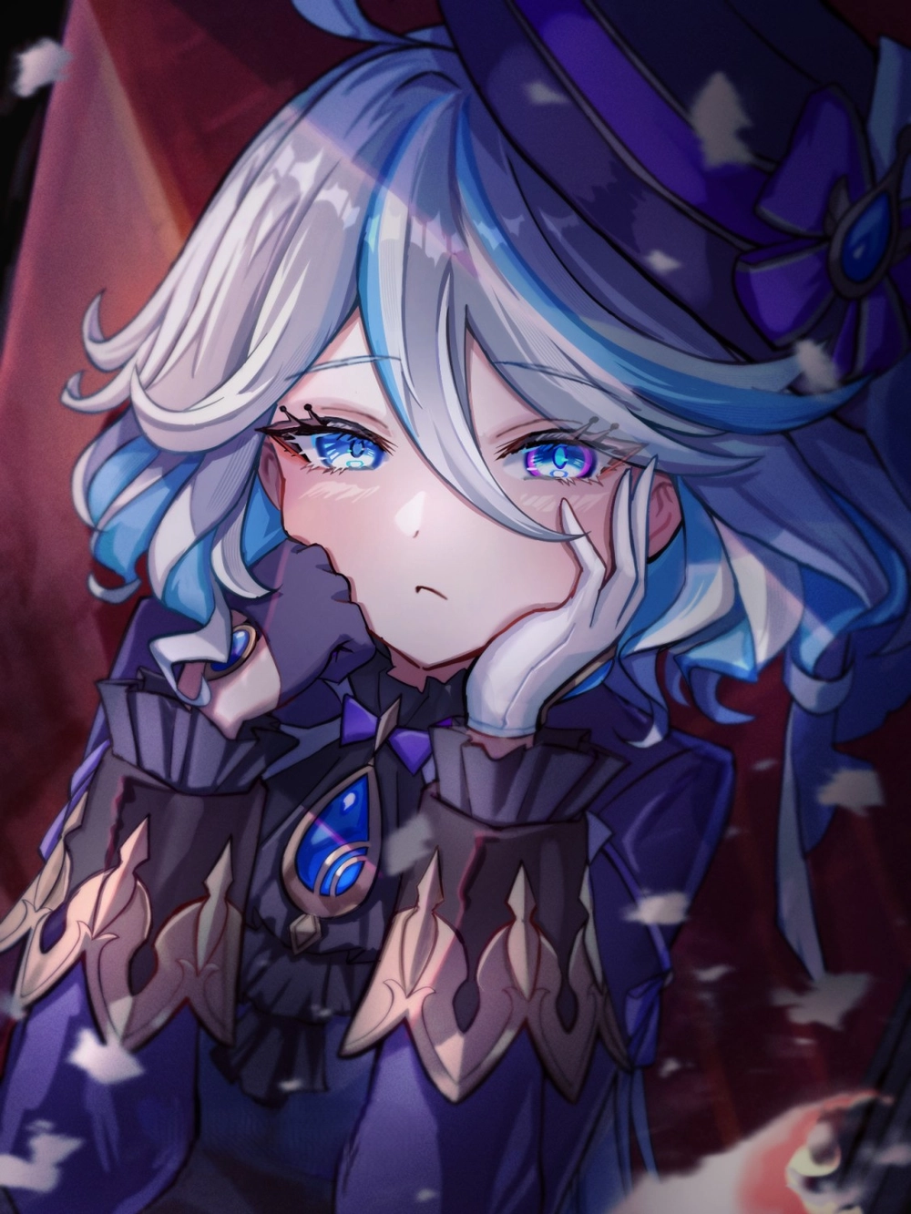 ảnh anime lạnh lùng vô cảm buồn 