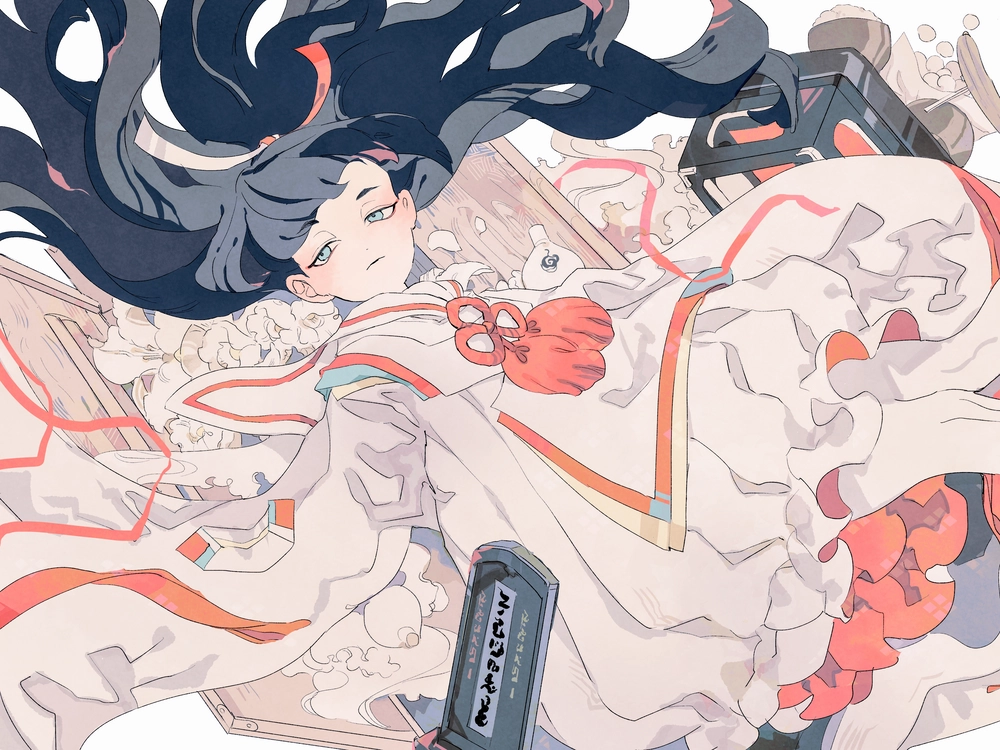 anime nữ vô cảm mặt trầm 