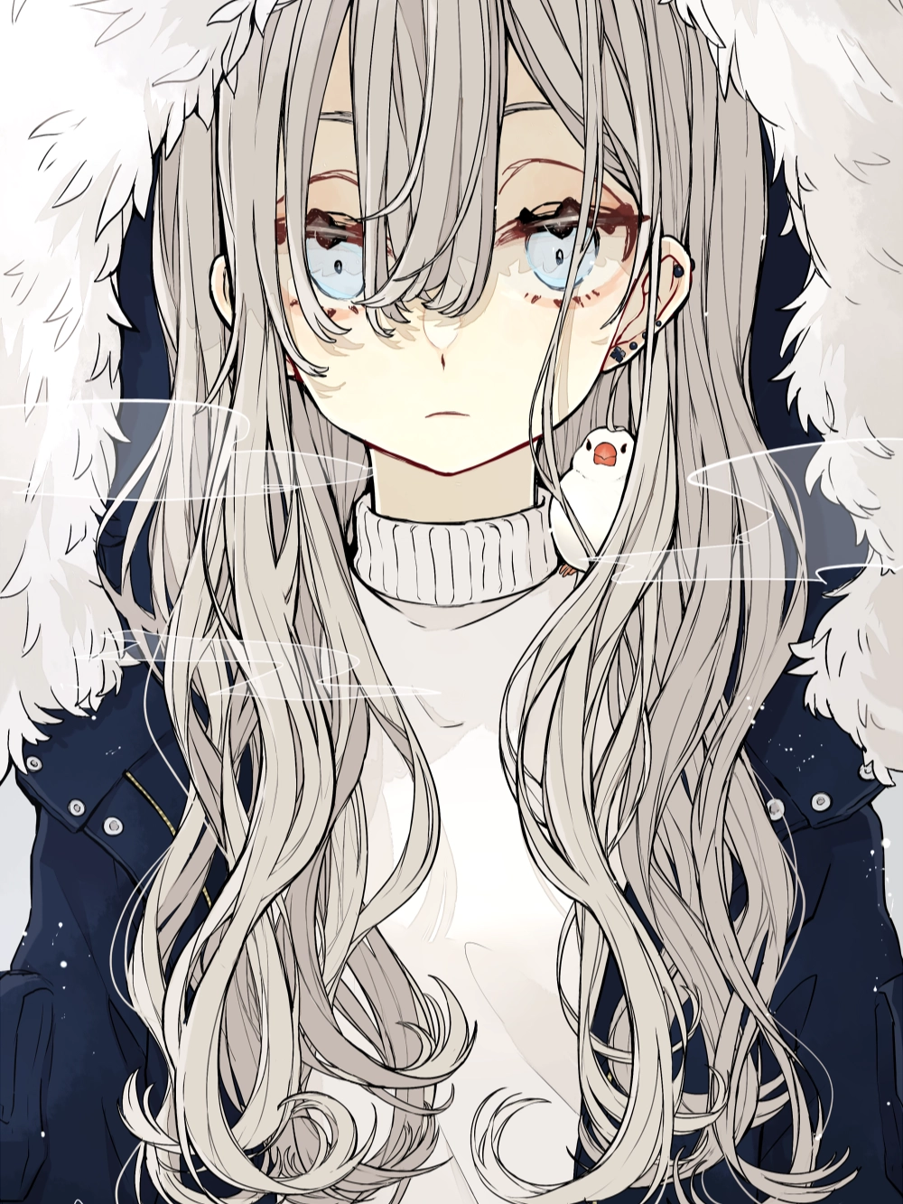 hình ảnh anime vô cảm lạnh 