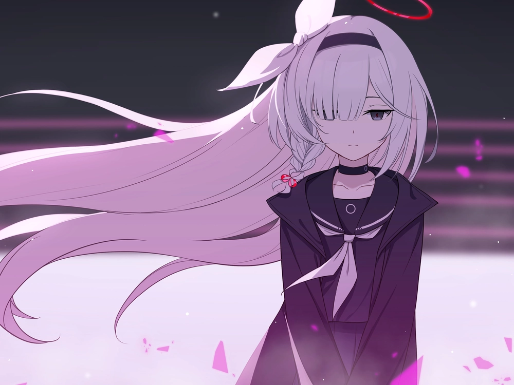 hình ảnh anime nữ vô cảm lạnh lùng 