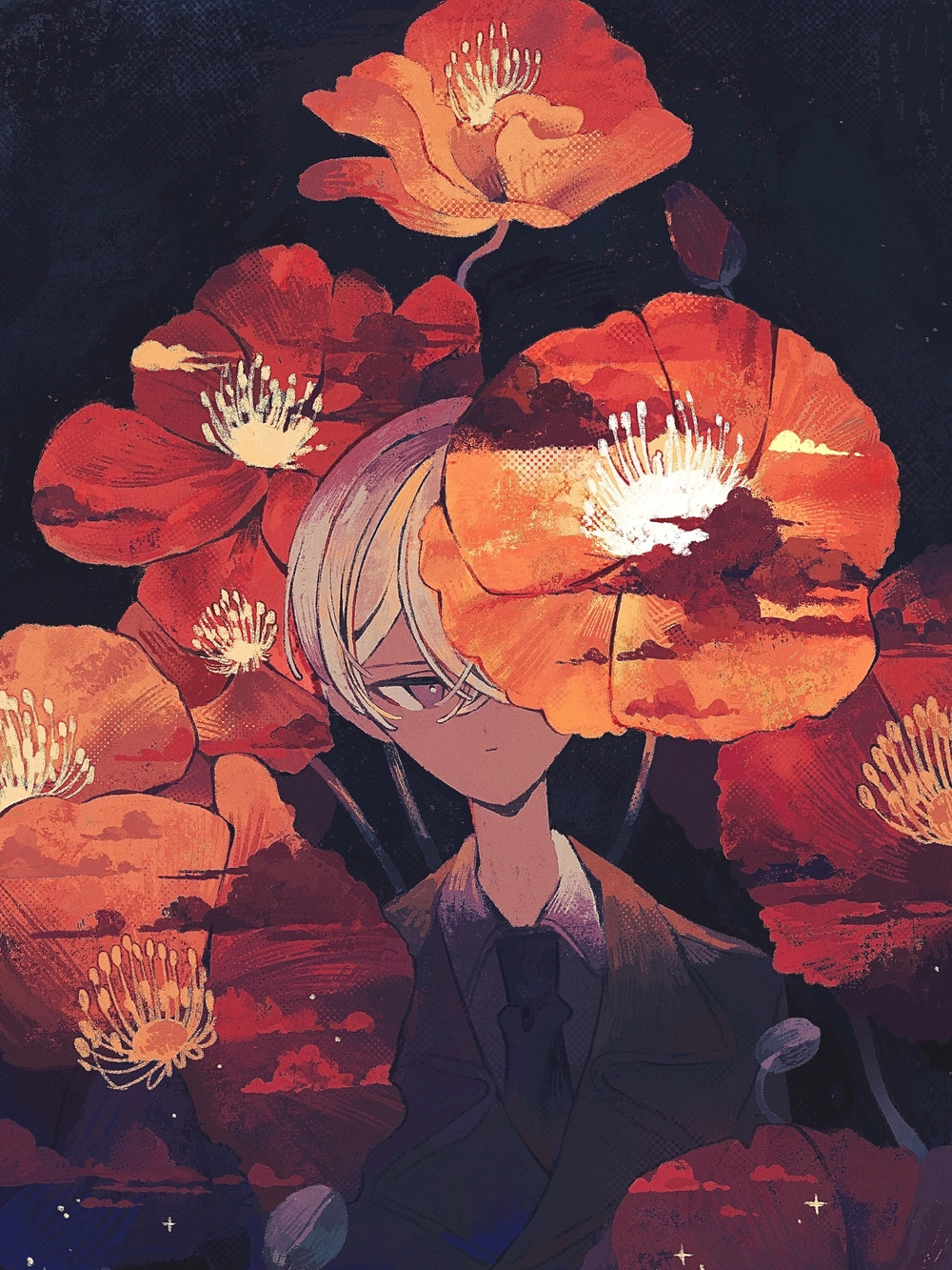 anime lạnh lùng vô cảm bí ẩn 