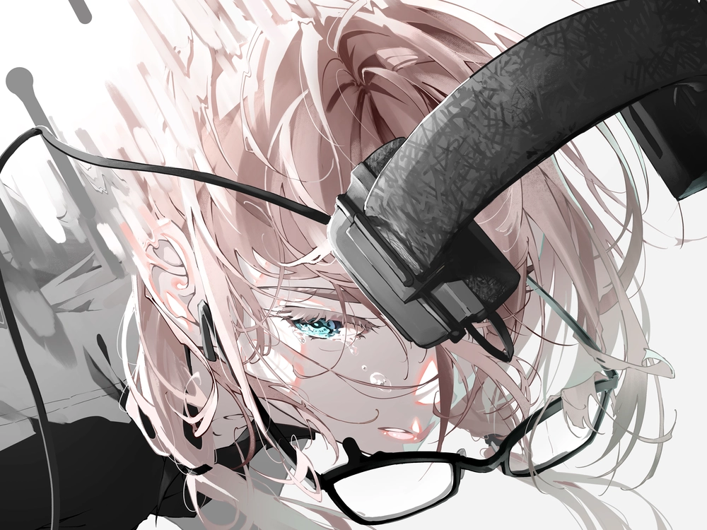 ảnh anime nữ lạnh lùng vô cảm 