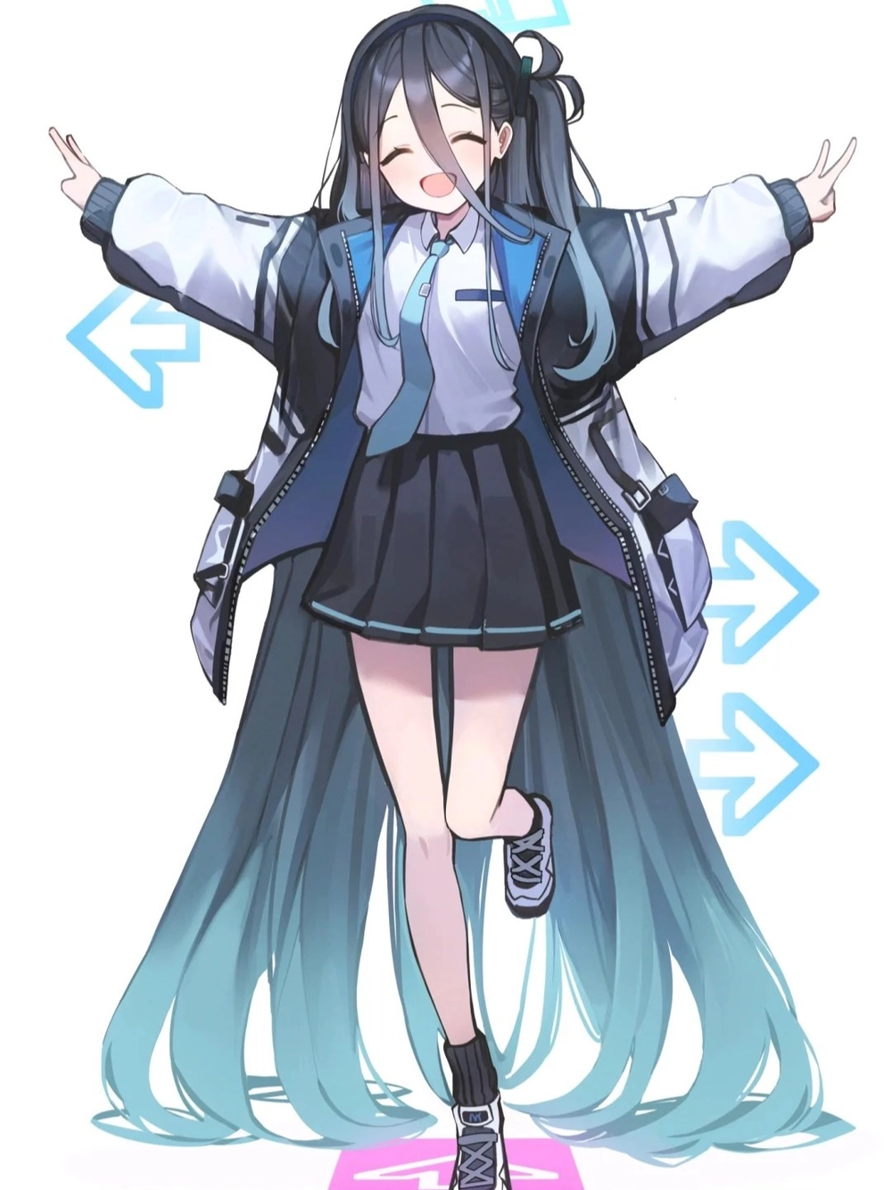 tendou arisu nữ sinh anime blue archive