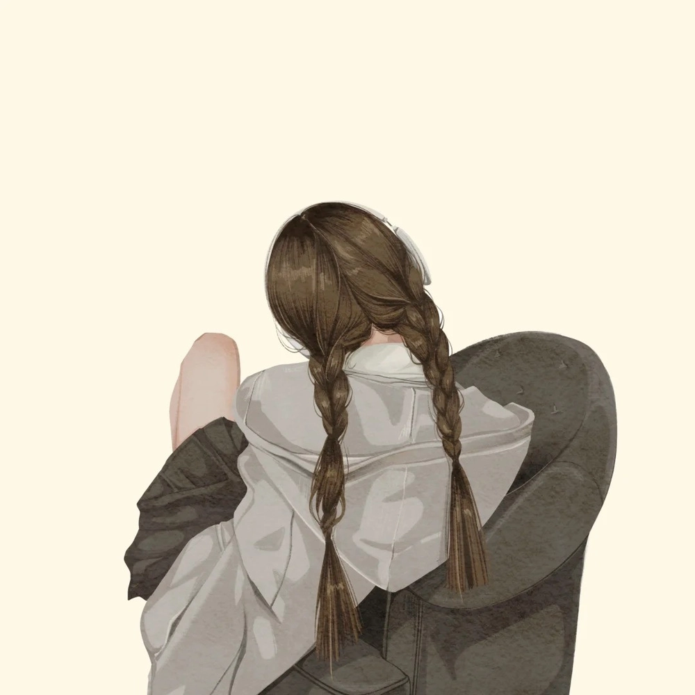 ảnh cô gái quay lưng anime