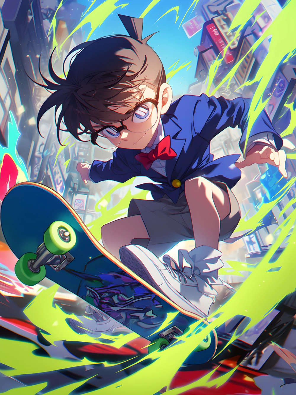 ảnh conan trong anime trinh thám 