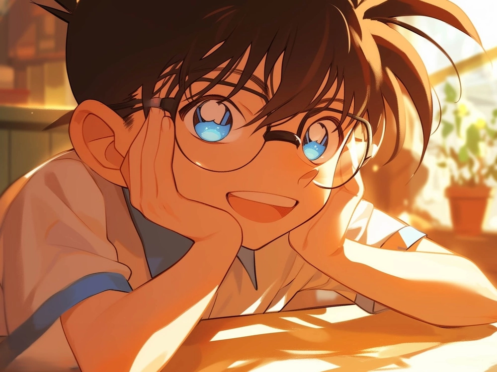 ảnh kudo shinichi đẹp trong anime 