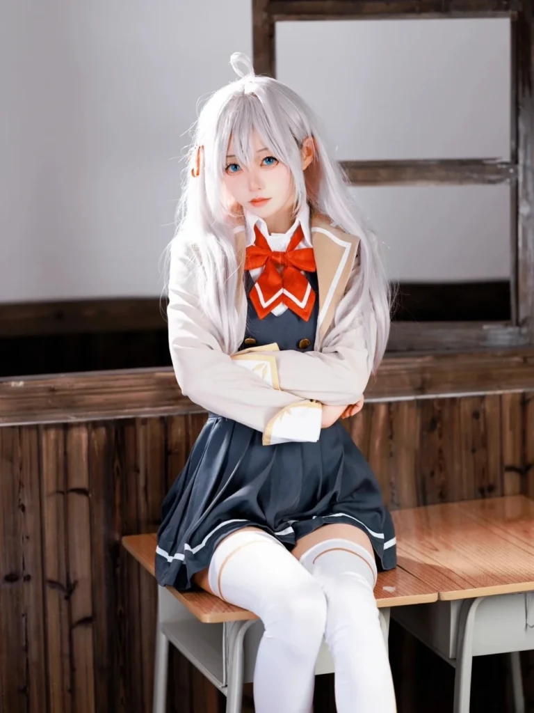 hình cosplay arya anime phong cách độc