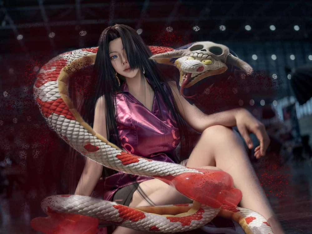 cosplay boa hancock cực phẩm
