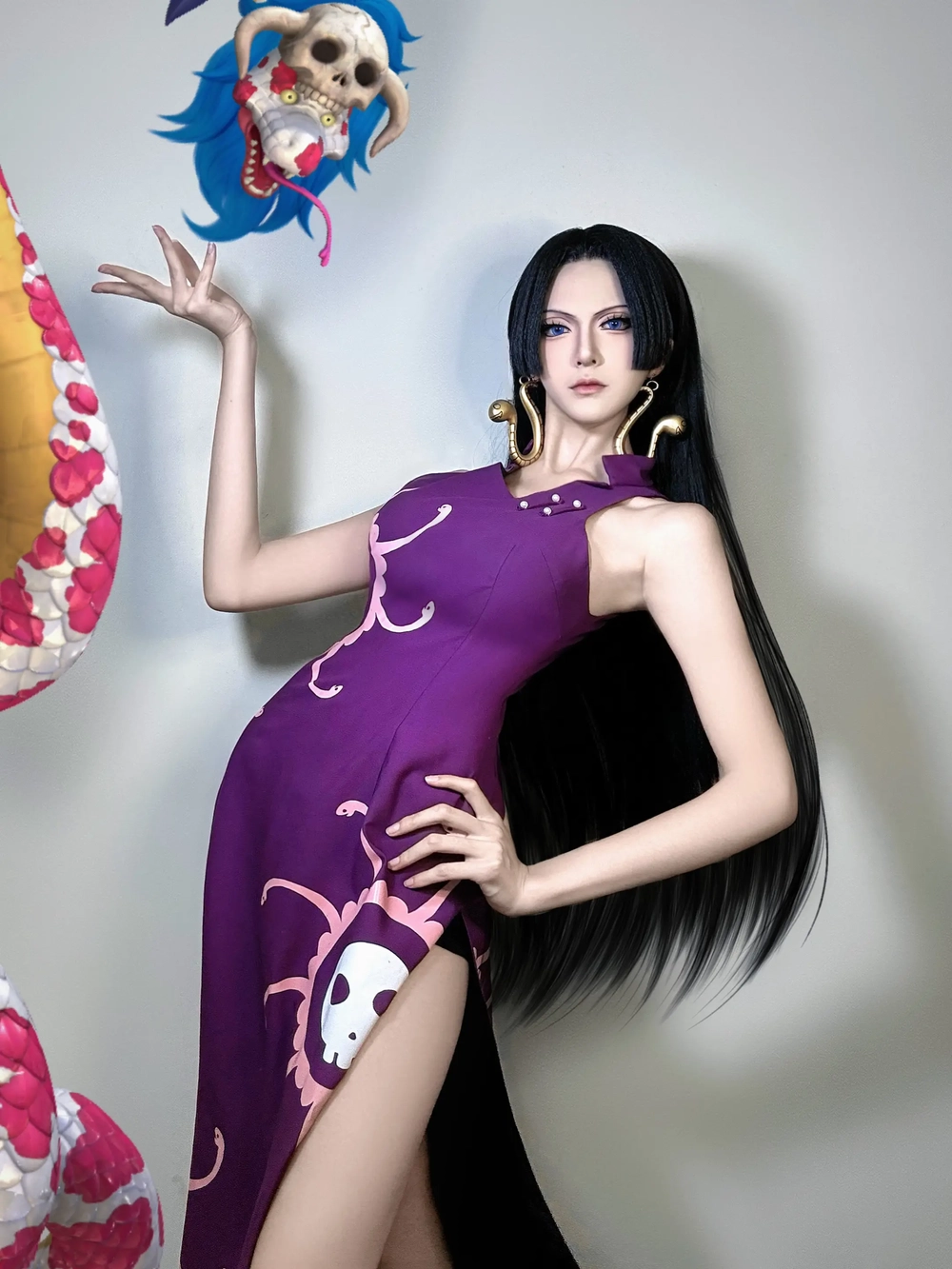 ảnh boa hancock cosplay girl xinh