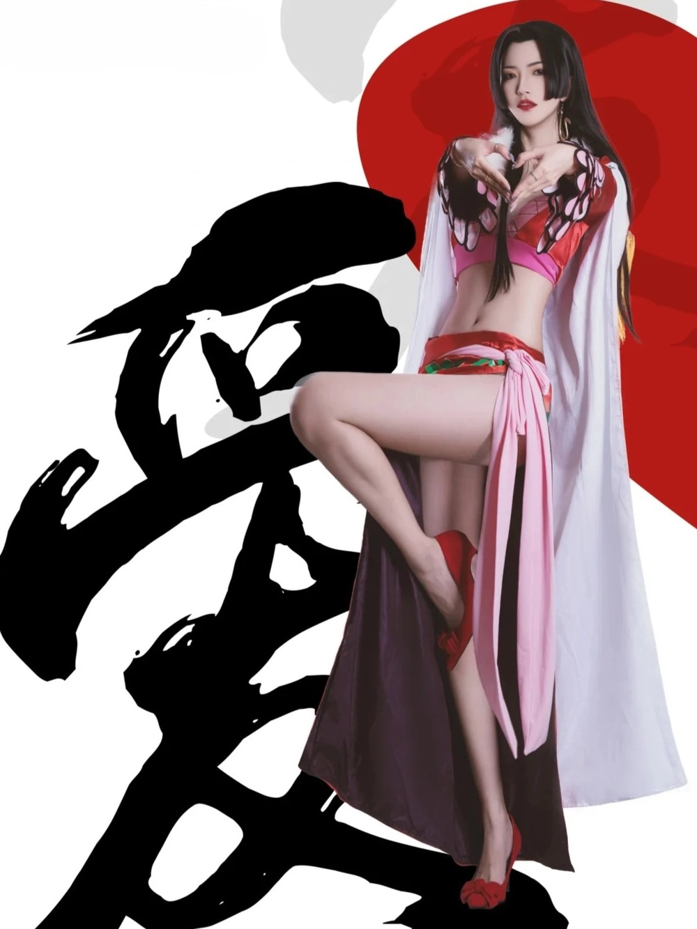 ảnh cosplay boa hancock chân thật