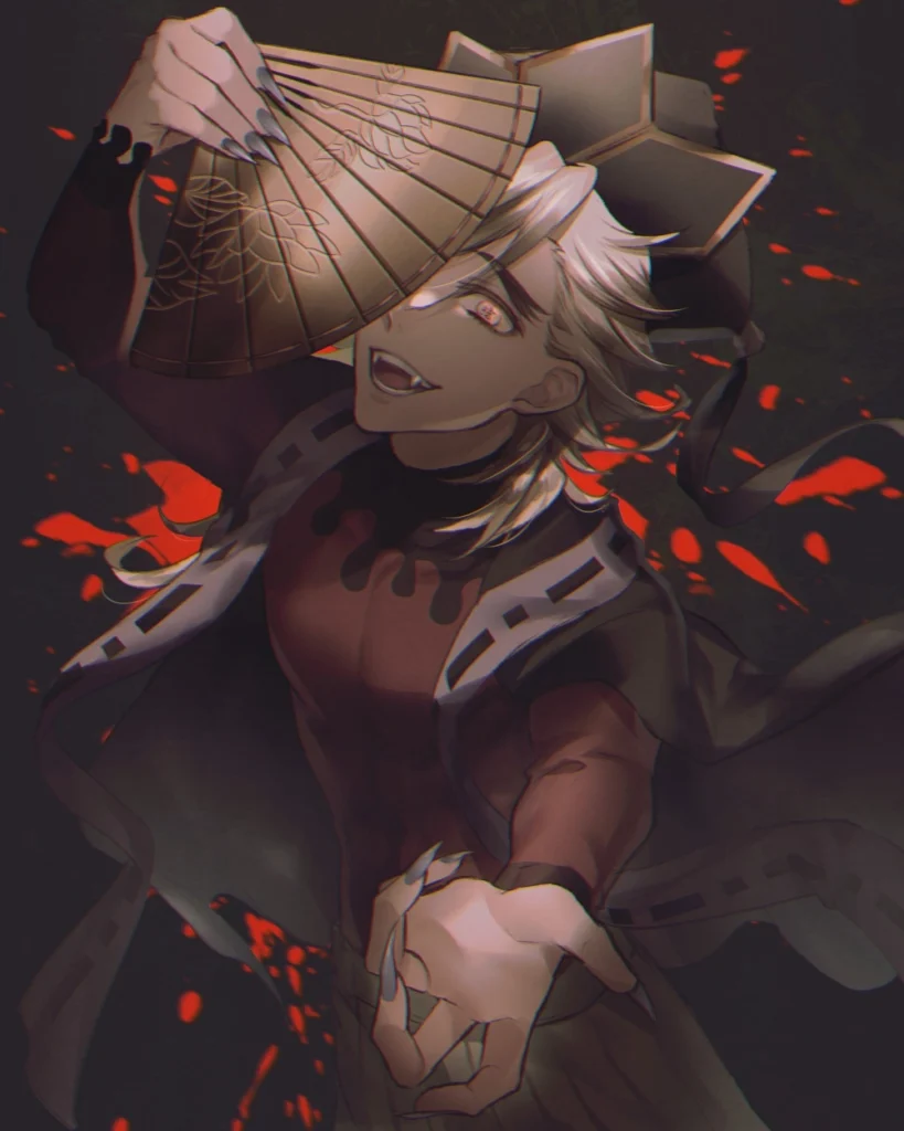 ảnh thượng nhị Douma với chiếc quạt