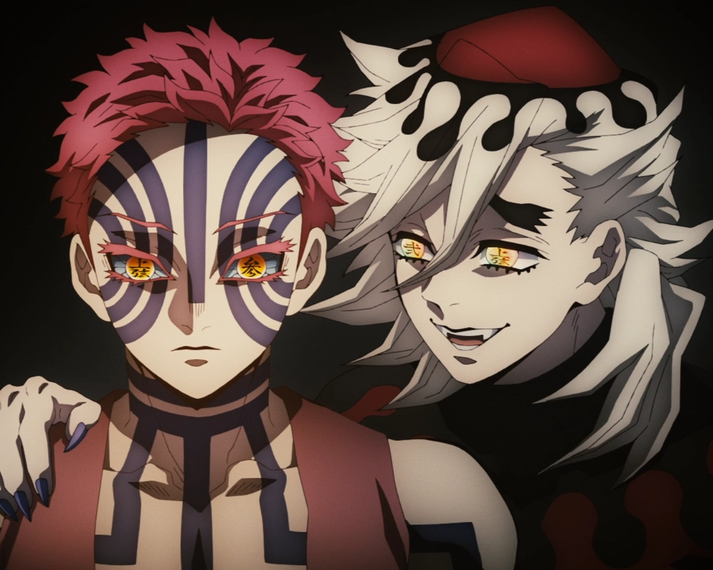 ảnh Douma và akaza 