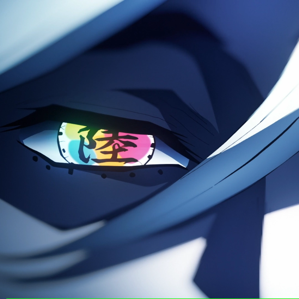 ảnh thượng nhị Douma cận cảnh đôi mắt 