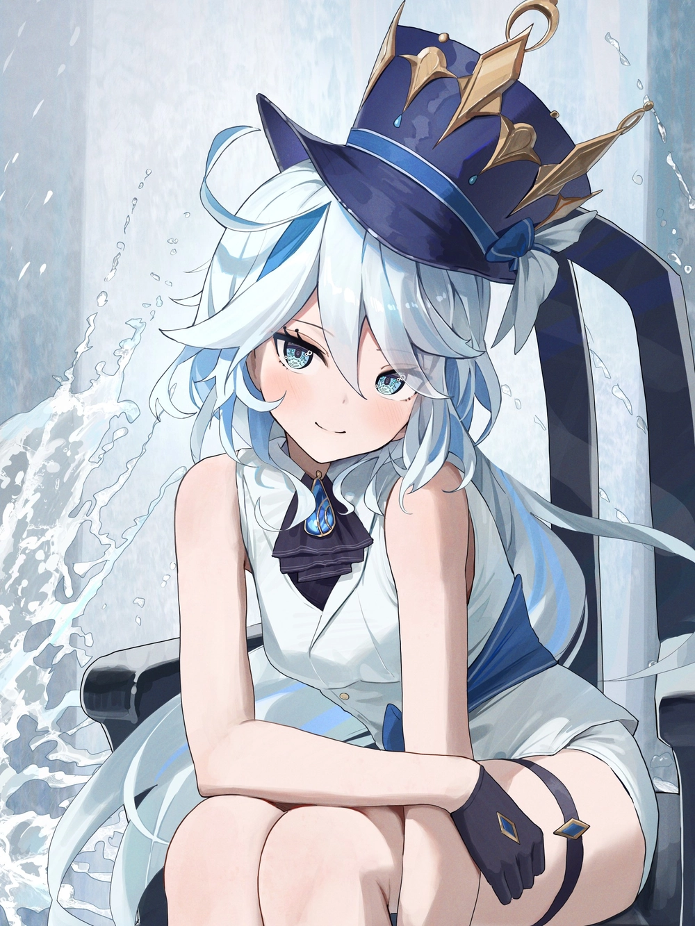 ảnh furina 4k dành cho nền điện thoại 