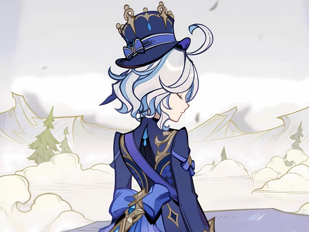 ảnh furina buồn khi thất vọng 