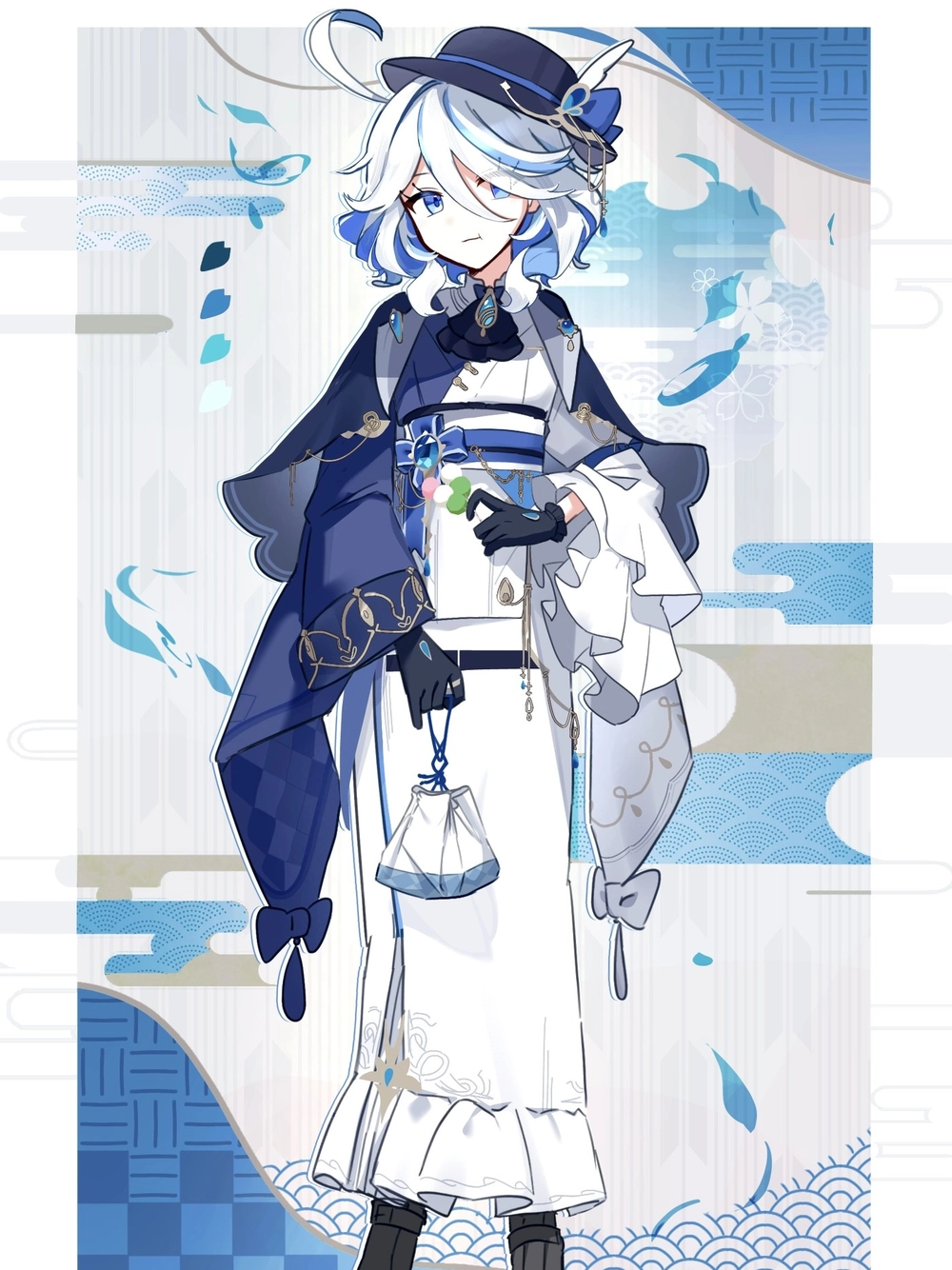 ảnh anime furina chibi siêu dễ thương 