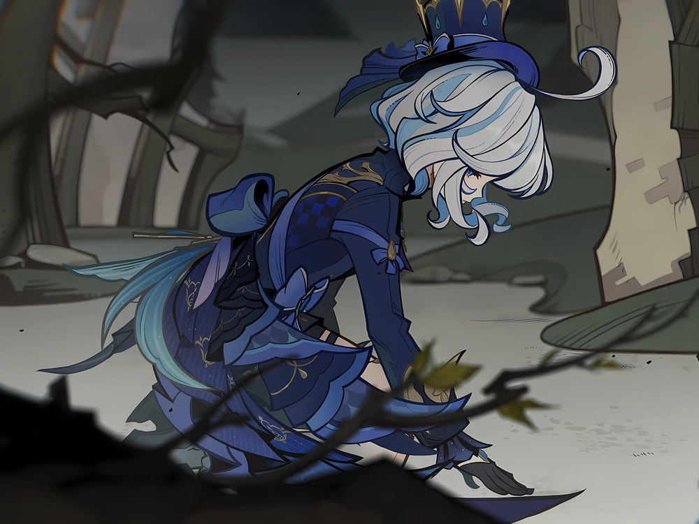 ảnh furina buồn khi thất vọng 