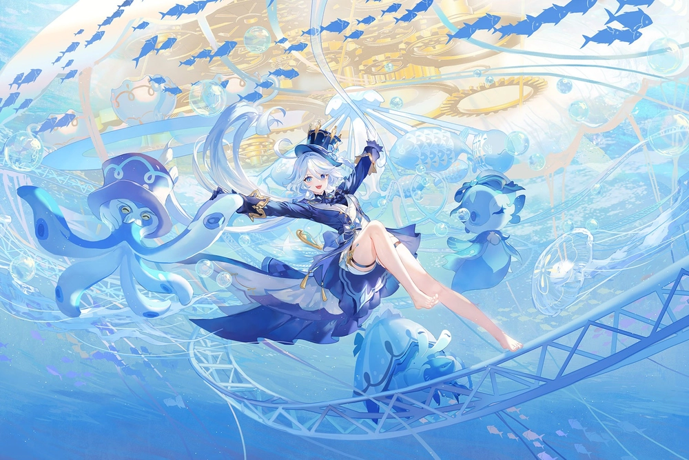 ảnh furina chibi đáng xem