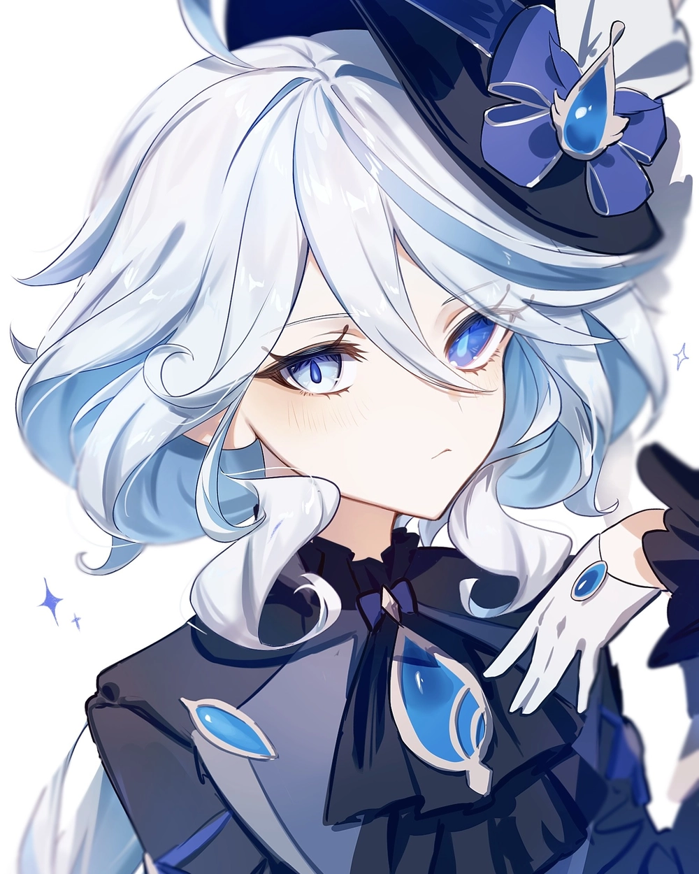 ảnh furina chibi đơn giản