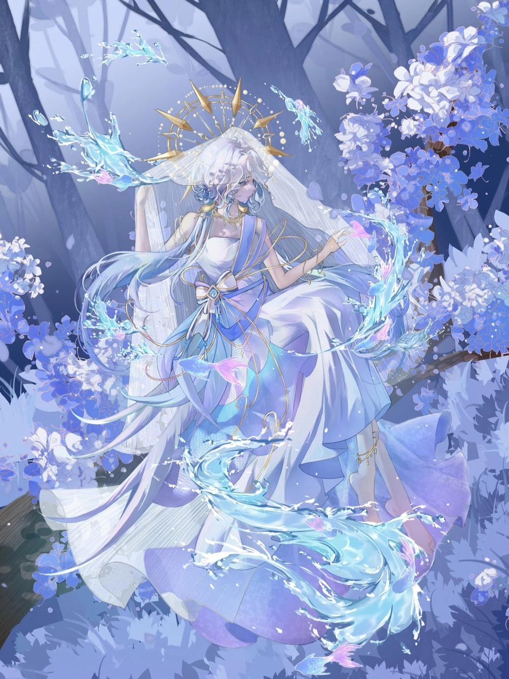 ảnh furina 4k làm hình nền siêu nét 