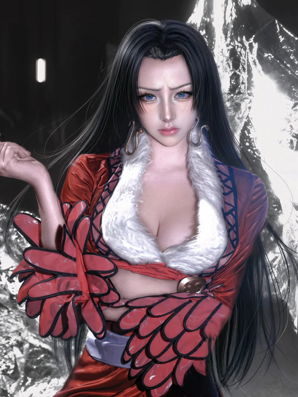 ảnh gái cosplay boa hancock 13