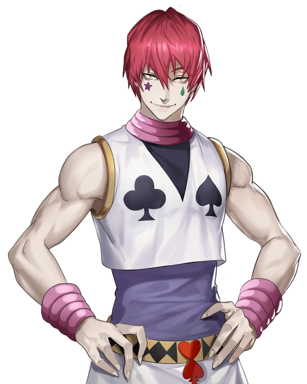 hisoka chibi dễ thương và đáng yêu 