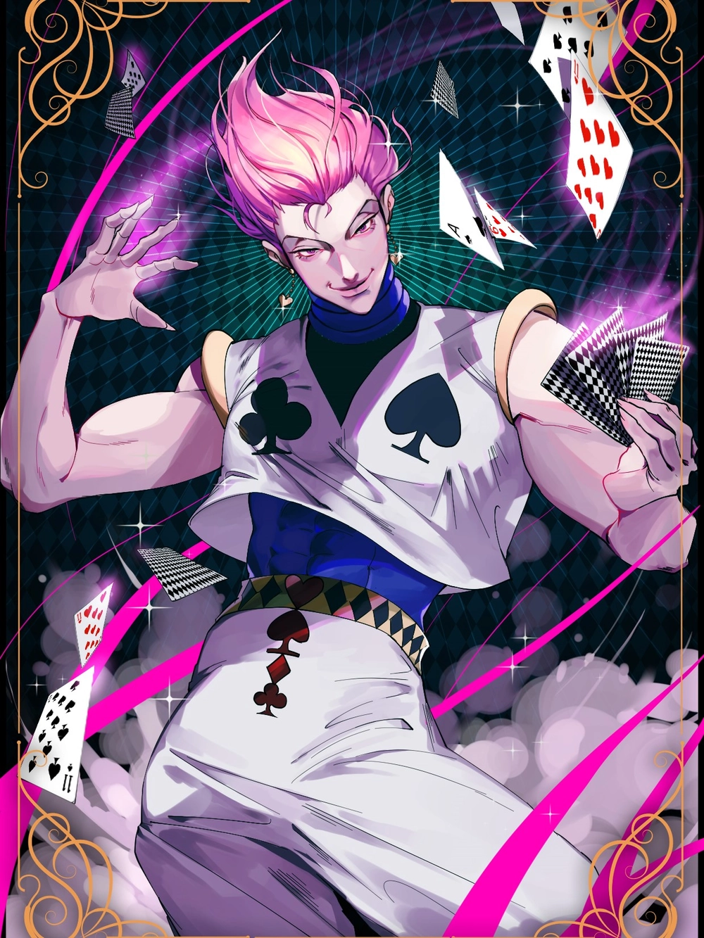 ảnh hisoka hxh full body toàn thân 