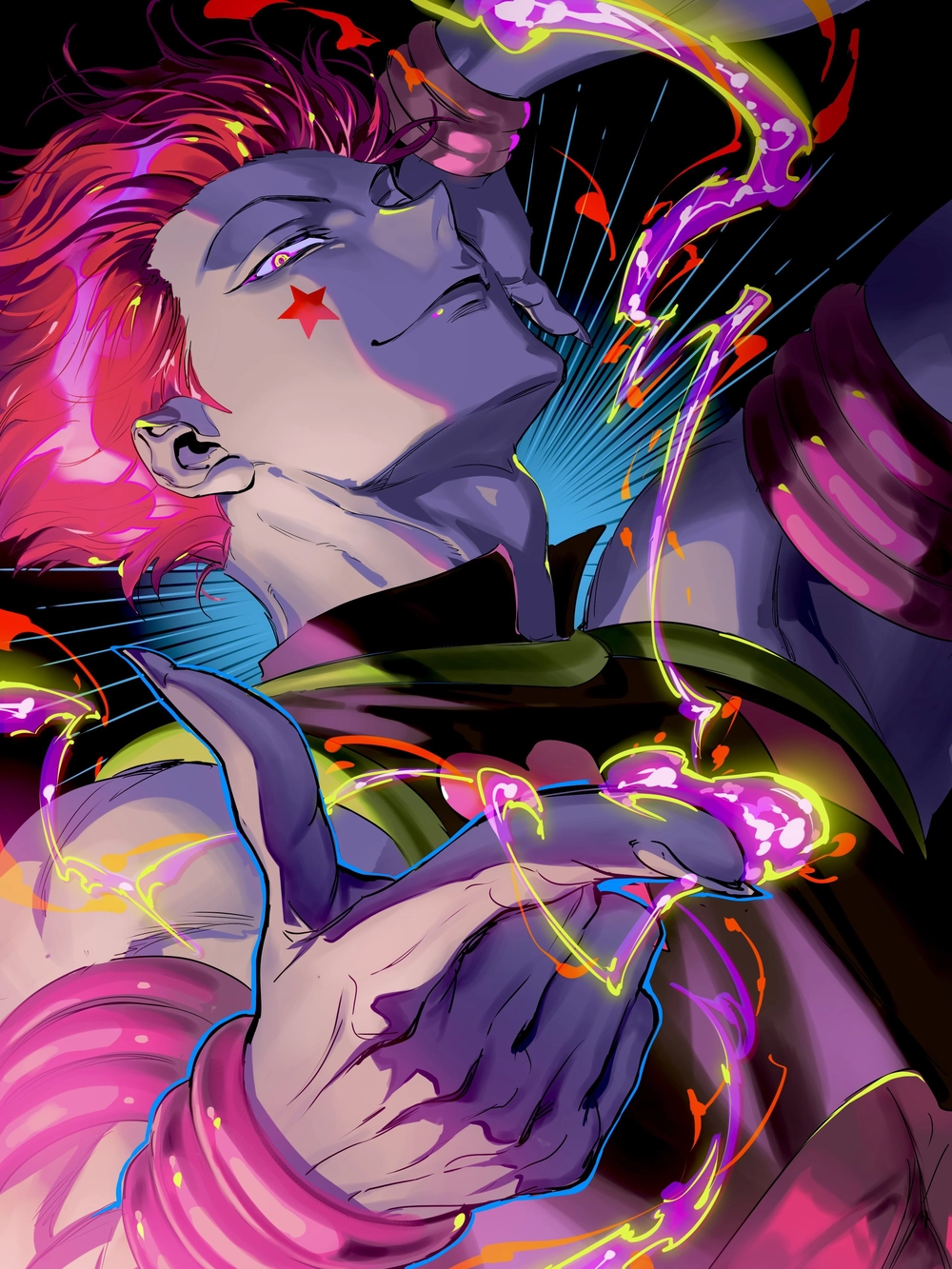 ảnh hisoka anime phong cách ma mị 