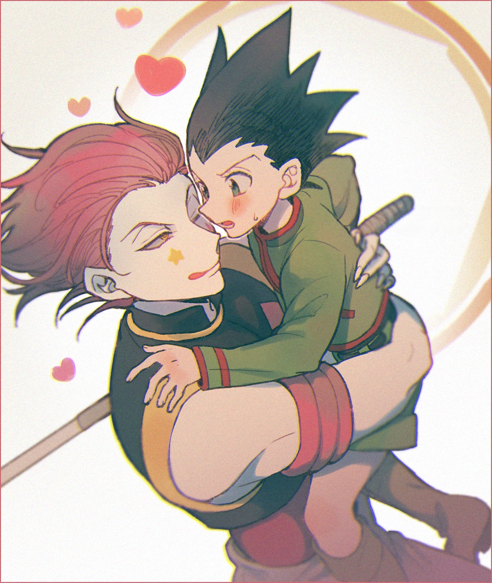 hisoka × gon ôm nhau
