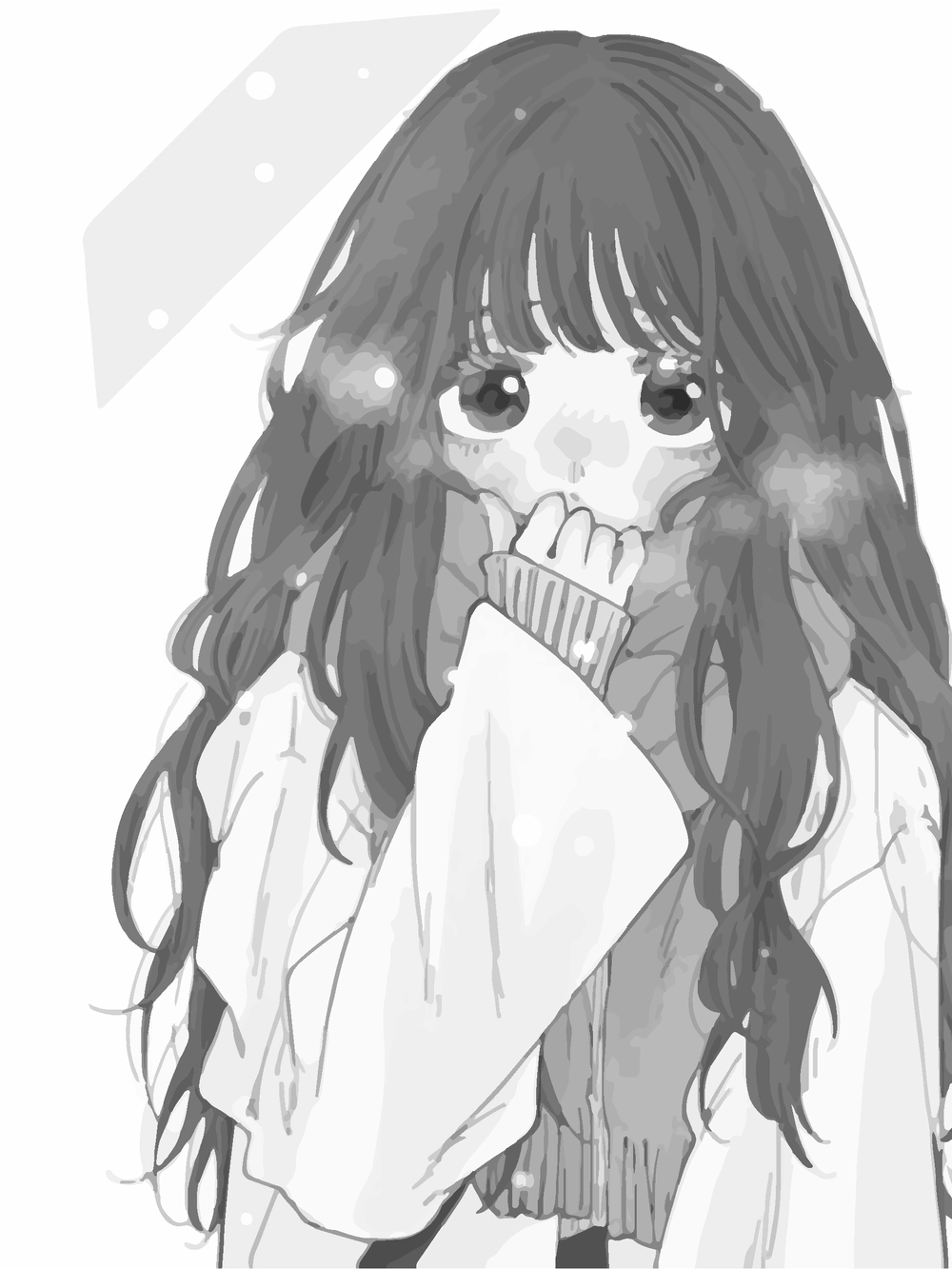 tranh vẽ Kaoruko Waguri art nghệ thuật