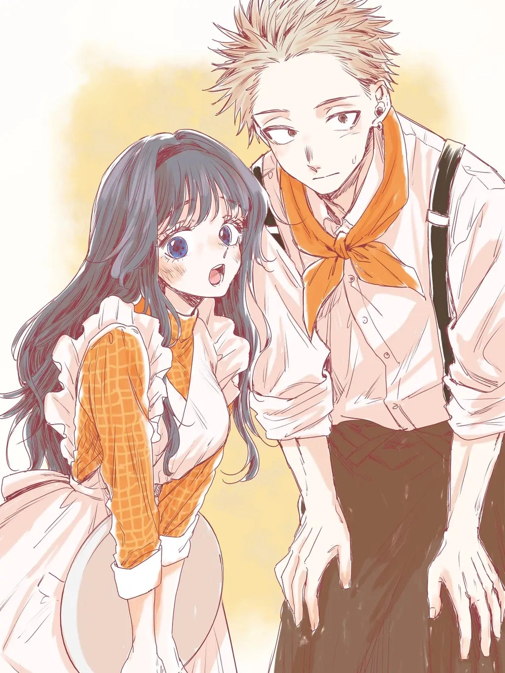 ảnh anime Tsumugi Rintaro x Kaoruko Waguri