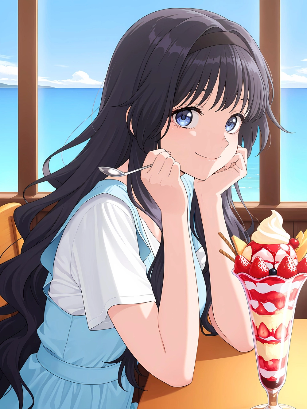 hình anime Kaoruko Waguri sắc nét