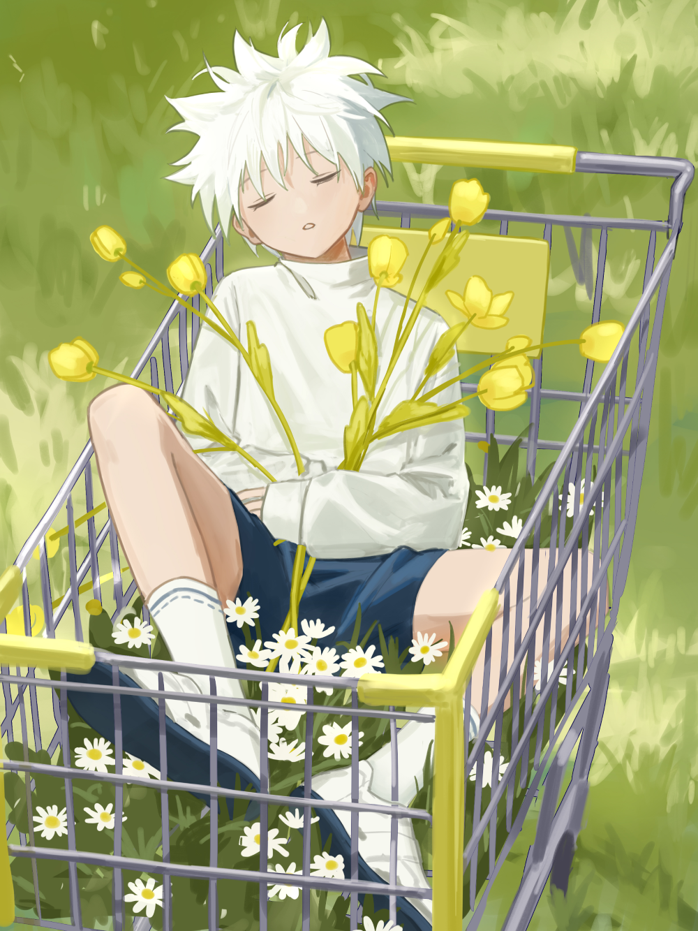 ảnh killua buồn