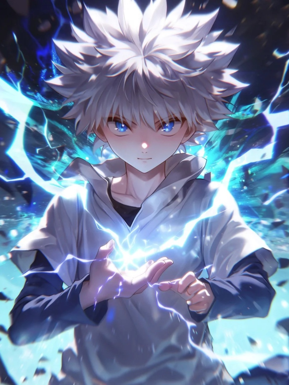 ảnh killua ngầu