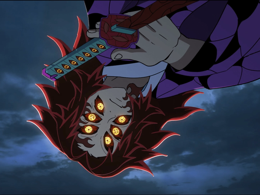 ảnh kokushibou 4k phối cảnh huyền ảo 