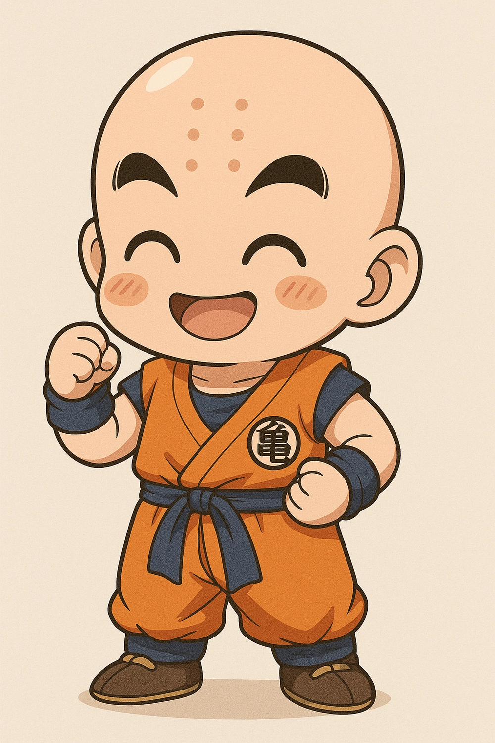krillin and goku luyện tập